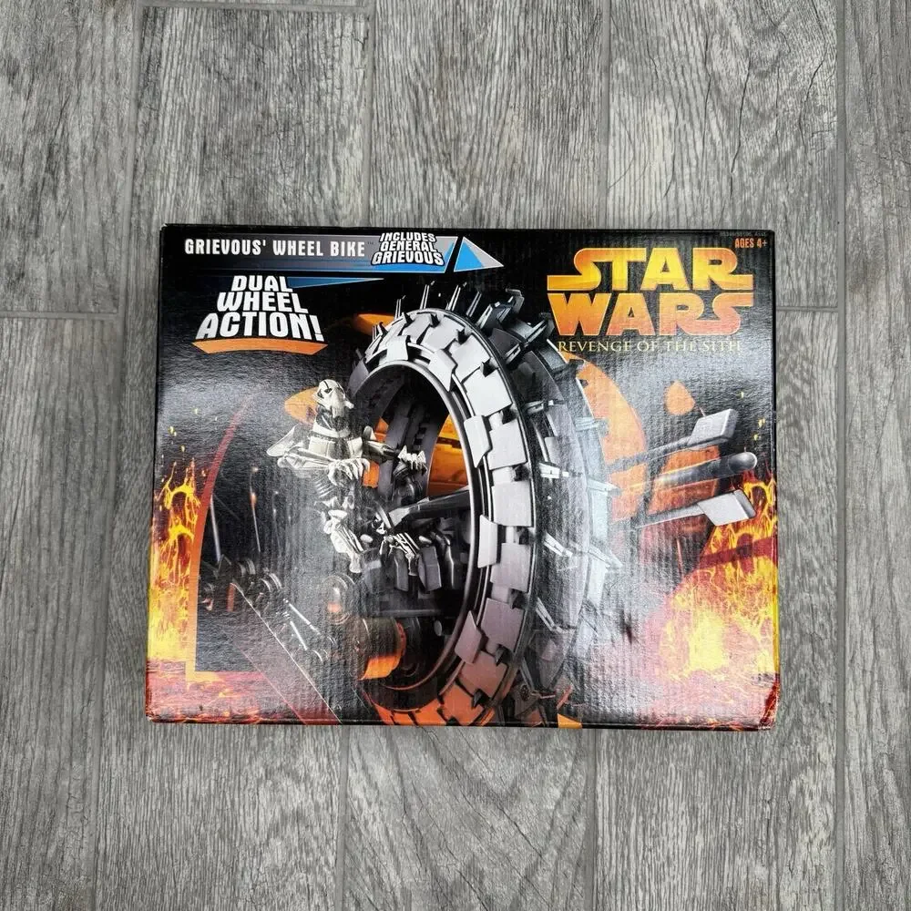 SEALED 2005 Star Wars GENERAL GRIEVOUS WHEEL BIKE Hasbro Kenner with Figure NEW
